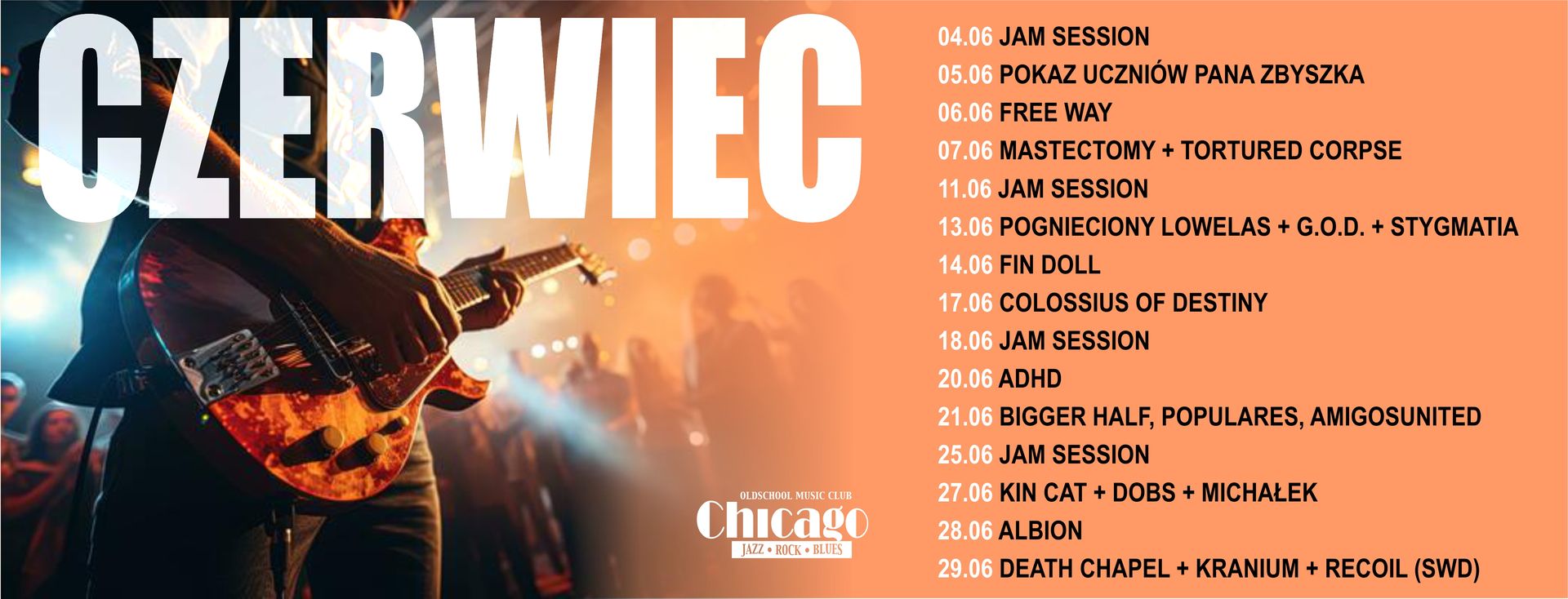 Chicago Kielce koncerty w czerwcu 2025