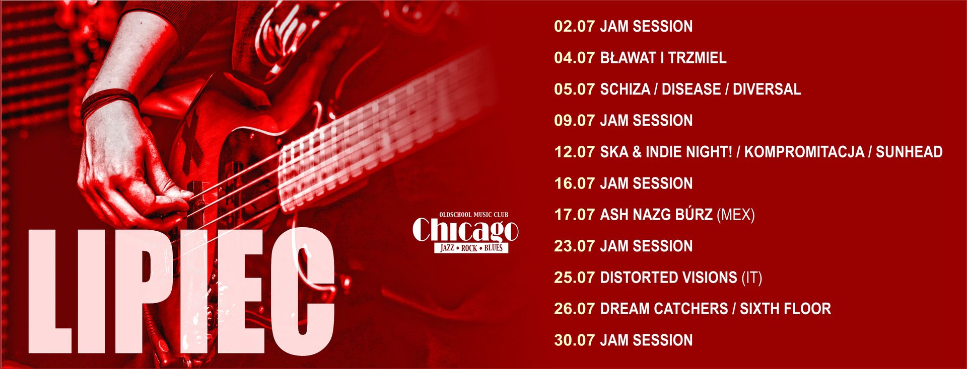 Chicago Kielce koncerty w lipcu 2025